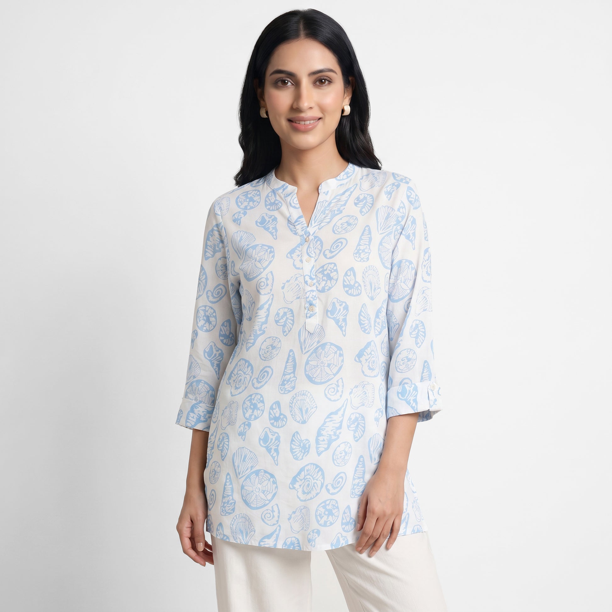 Printed Short Kurta