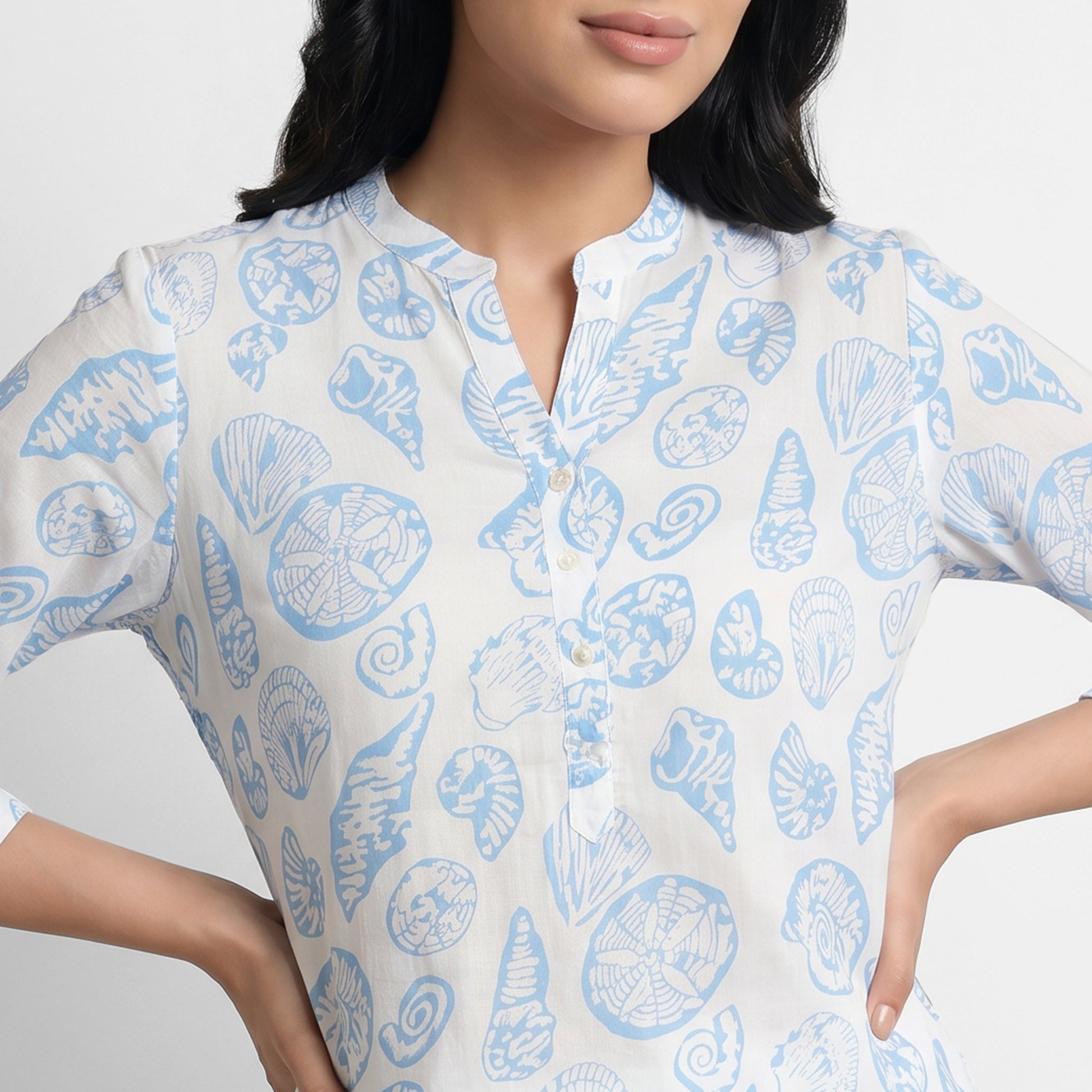 Printed Short Kurta