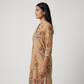 Cotton Printed Half Placket Long Kurta