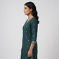 Cotton V-Neck Straight Kurta