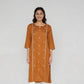 Cotton Embroidered Straight Kurta