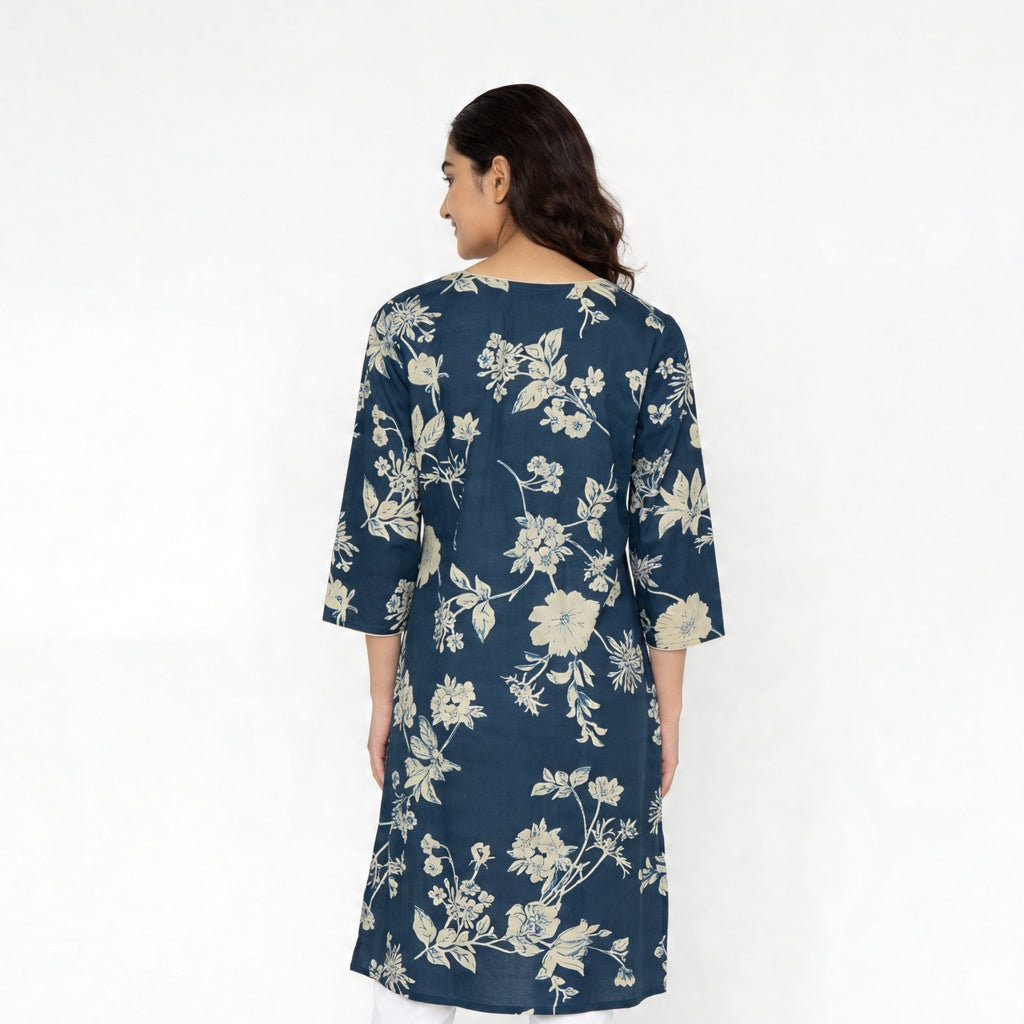 Cotton Printed Long Kurta