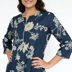 Cotton Printed Long Kurta