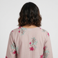 Printed V-Neck Long Kurta