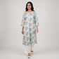 Printed Lace Detailing Printed Kurta