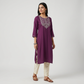 Embroidered Yoke Kurta