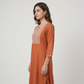 Embroidered Straight Kurta