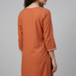 Embroidered Straight Kurta