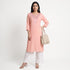 Embroidered Yoke Long Kurta