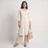Embroidered Yoke Long Kurta
