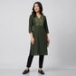 Center Panel Embroidered Kurta