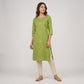 Center Panel Embroidered Kurta
