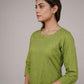 Center Panel Embroidered Kurta