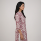 Cotton Printed V-Neck Kurta