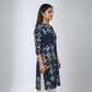 Cotton Printed Half Placket Kurta