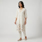 Printed V-Neck With Gusset Long Kurta