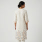 Printed V-Neck With Gusset Long Kurta