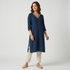 Printed V-Neck Kurta