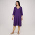 Printed V-Neck Kurta