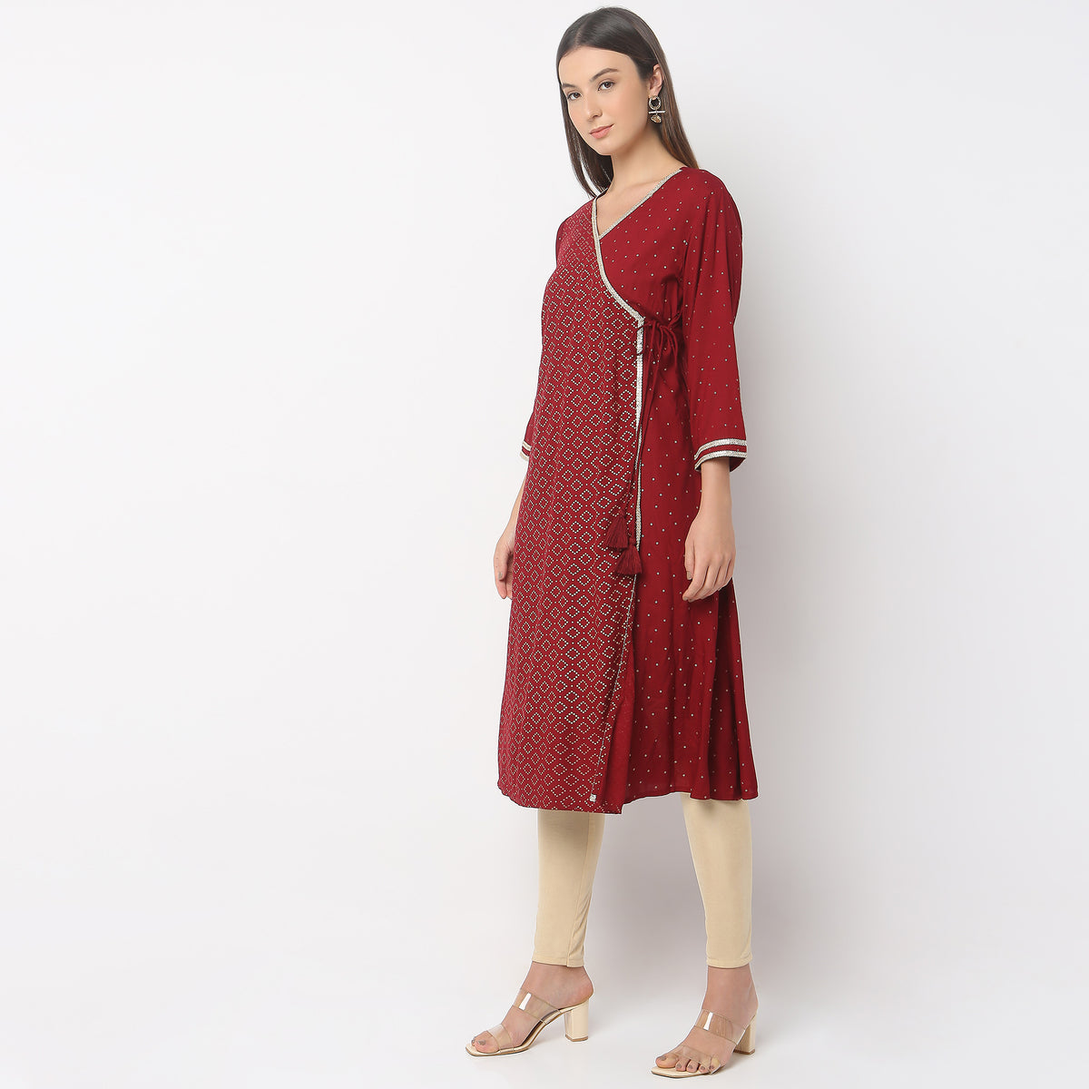 Flare Fit Printed Kurta