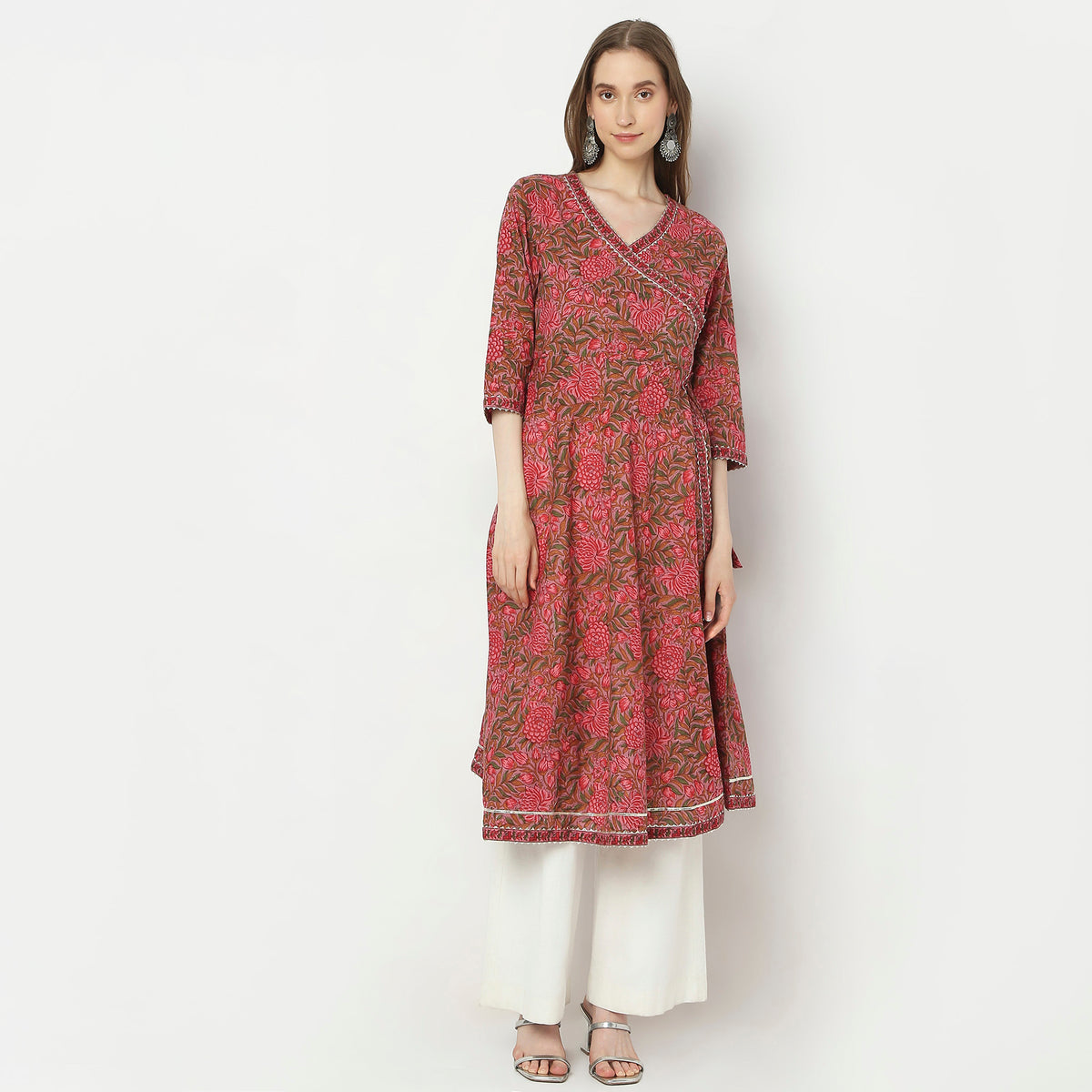 Flare Fit Printed Kurta