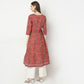 Flare Fit Printed Kurta