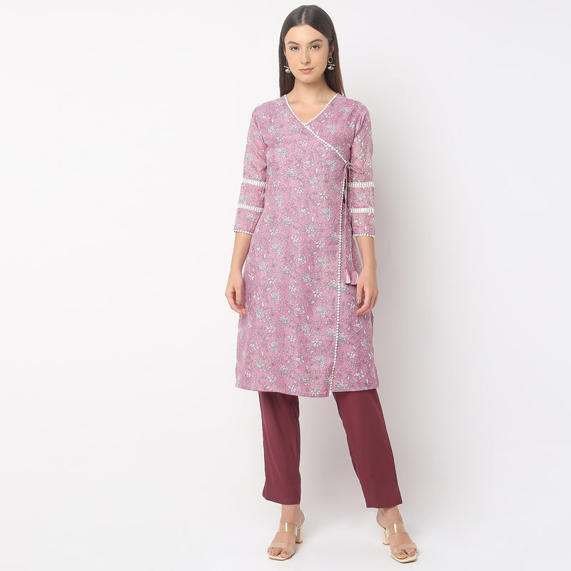 Flare Fit Printed Kurta