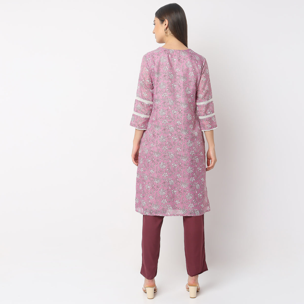 Flare Fit Printed Kurta