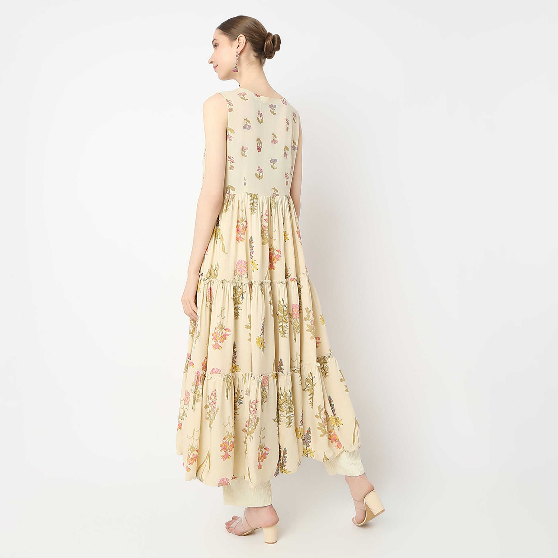 Flare Fit Printed Kurta