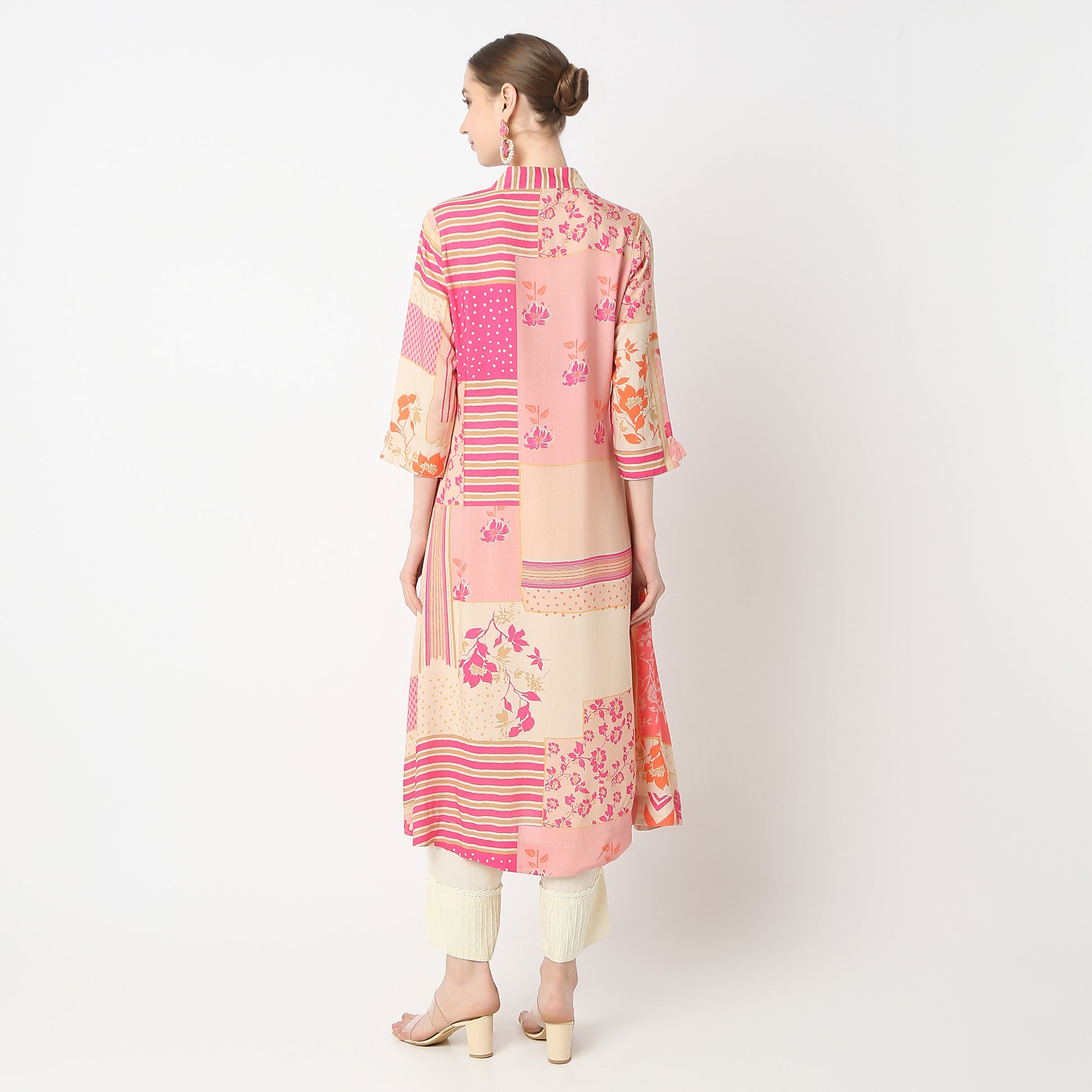 Flare Fit Printed Kurta
