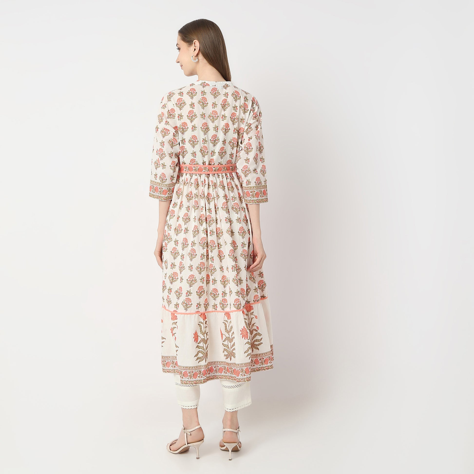 Flare Fit Printed Kurta