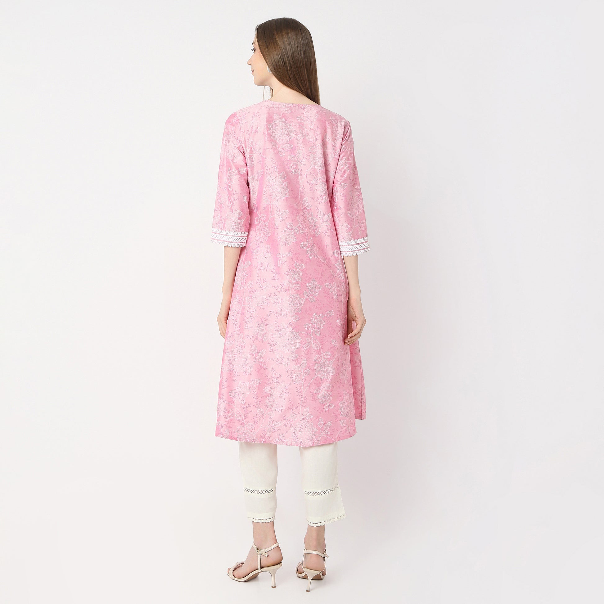 Flare Fit Printed Kurta