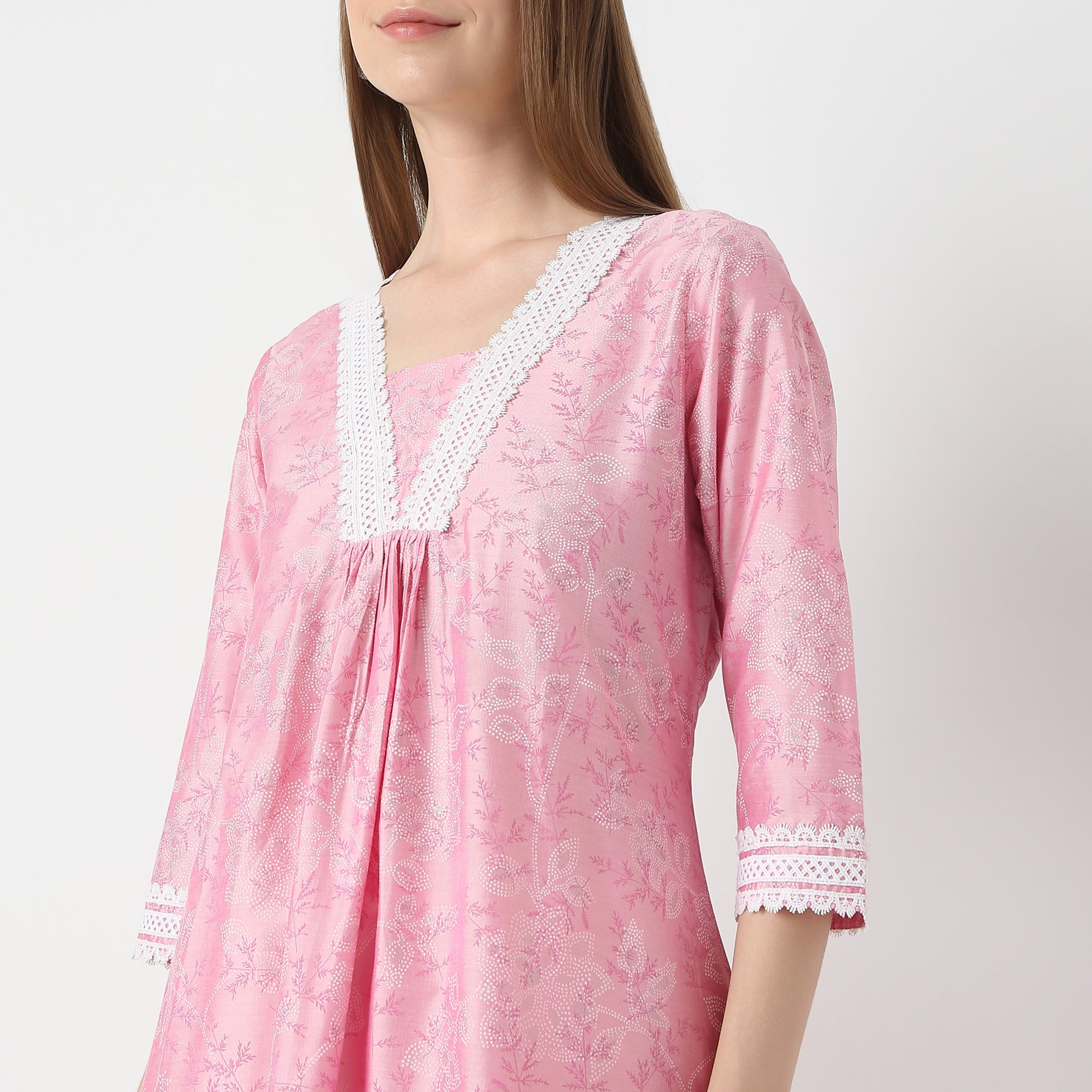 Flare Fit Printed Kurta