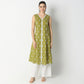 Flare Fit Embroidered Below Knee Kurta