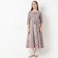 Flare Fit Printed Round Neck Kurta