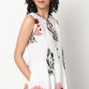 Buy Women Flare Fit Printed Sleeveless Kurta  - Style Union