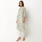 Buy Women Straight Fit Printed Three-Fourth Sleeve Kurta  - Style Union