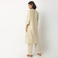 Buy Women Straight Fit Embroidered Three-Fourth Sleeve Kurta  - Style Union