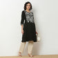 Embroidered Rayon Kurta, Knee Length