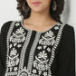 Embroidered Rayon Kurta, Knee Length