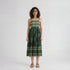 Printed Strappy Tiered Dress