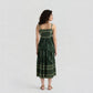 Printed Strappy Tiered Dress