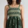 Printed Strappy Tiered Dress