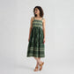 Printed Strappy Tiered Dress