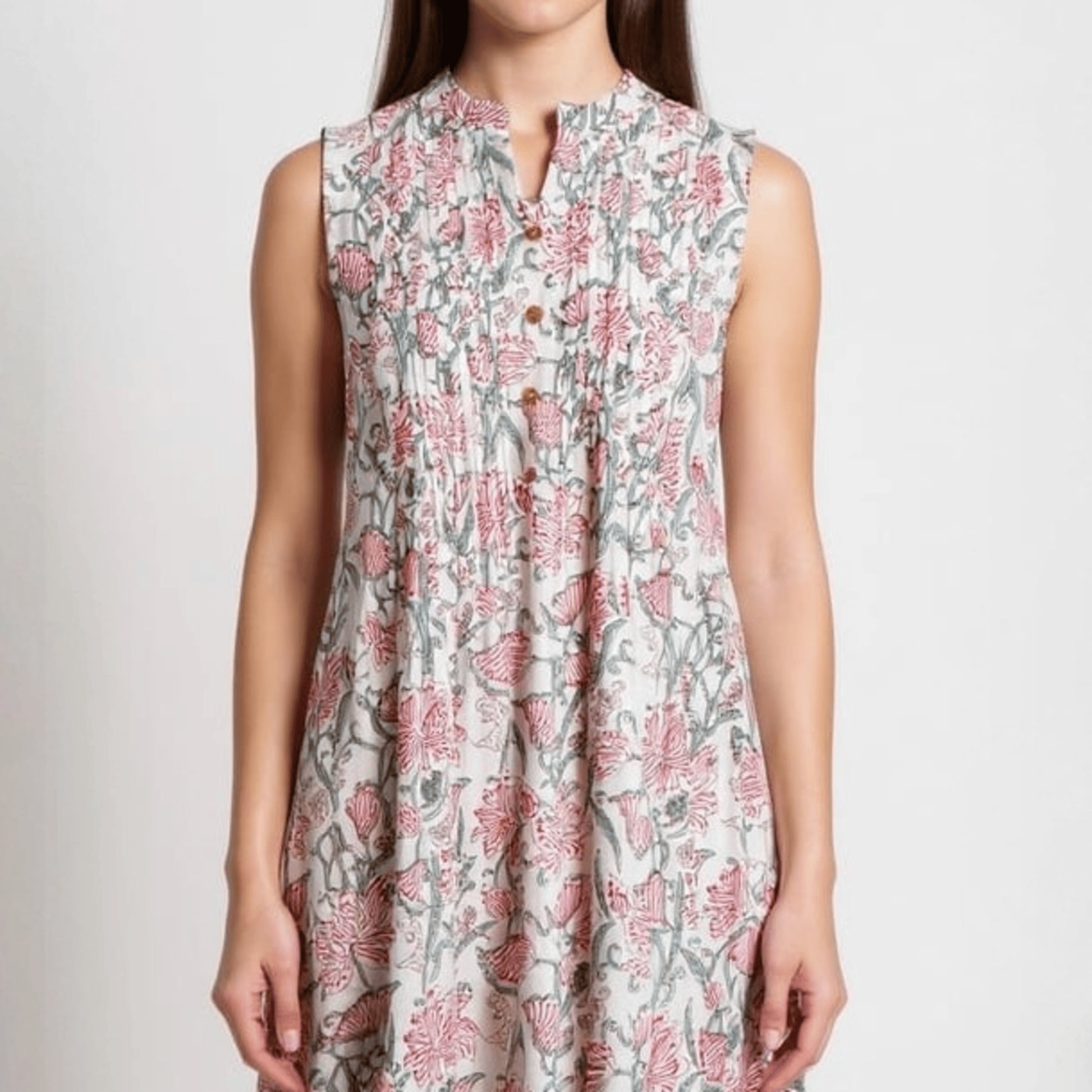 Printed Cotton Flared Kurta