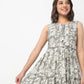 Cotton Printed Tired Kurta