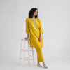 Rayon Solid Three-Fourth Sleeve Kurta
