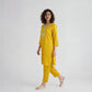 Rayon Solid Three-Fourth Sleeve Kurta