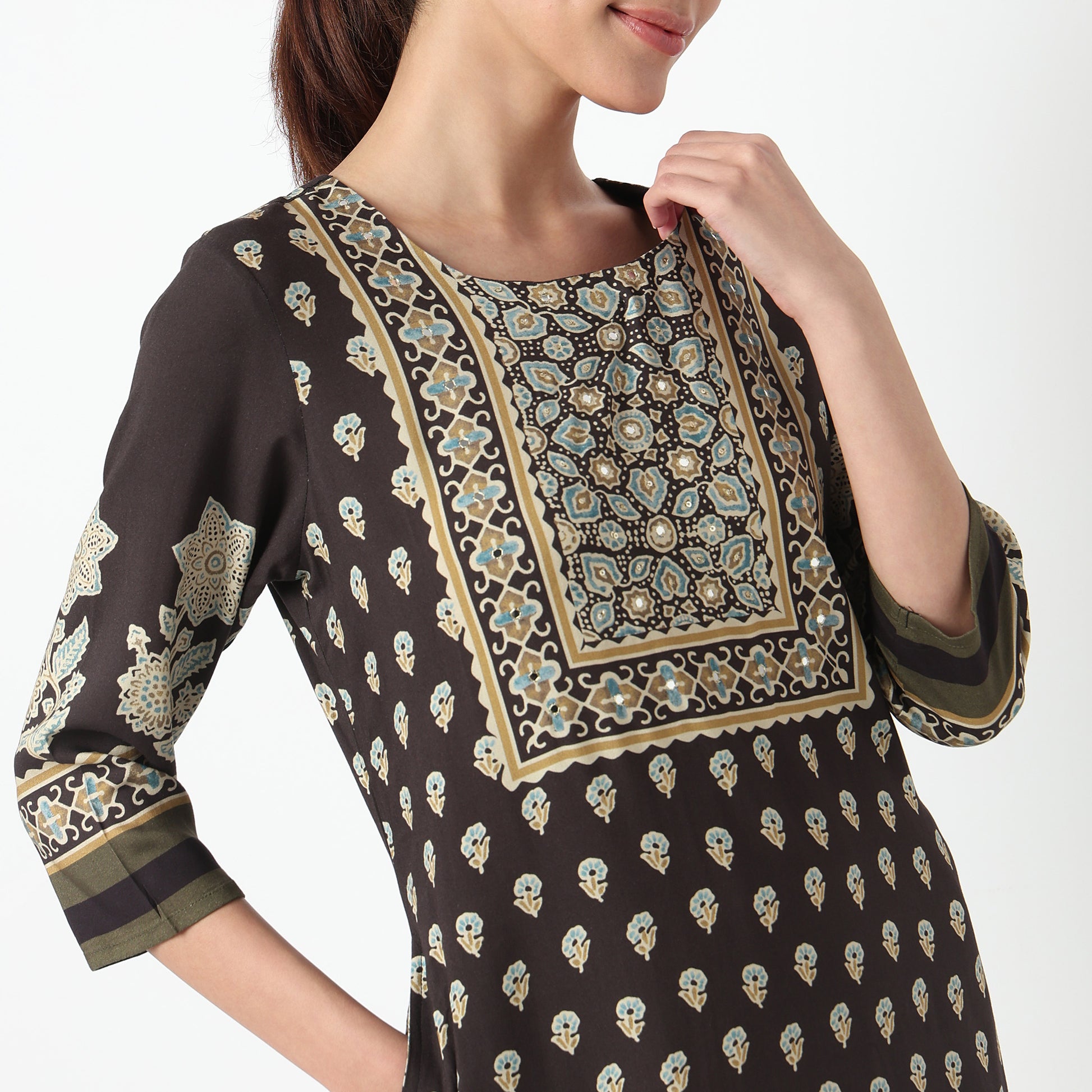 Printed Straight Kurta