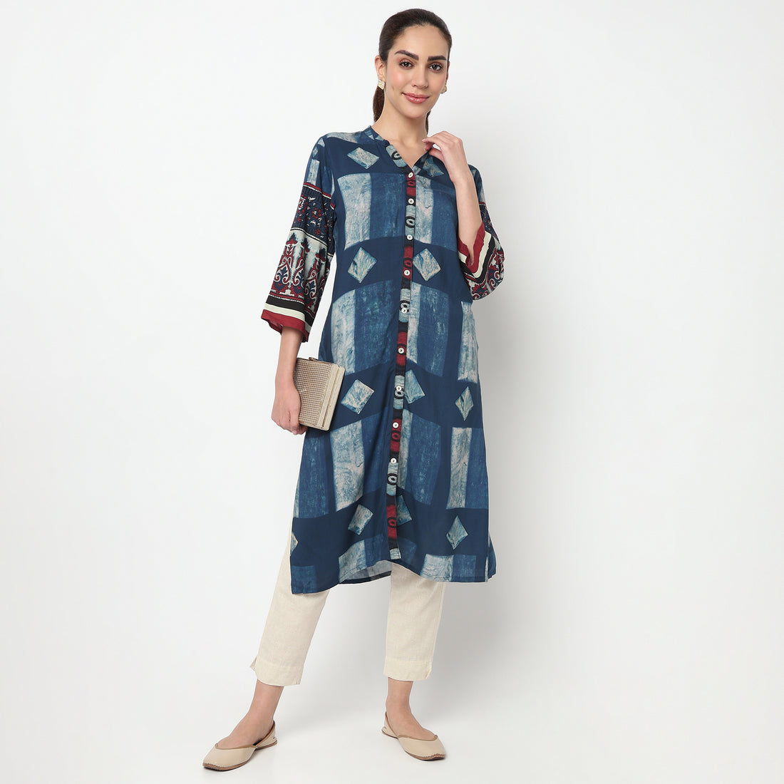 Printed Straight Kurta